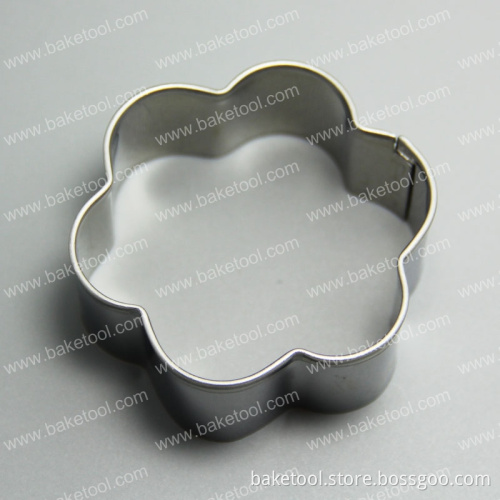Stainless Steel Plum Blossom Cookie Cutter Biscuit Cake Baking Mold
